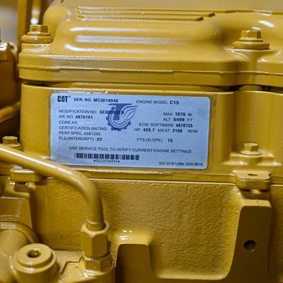 เครื่องขุดอุตสาหกรรม สีเหลือง ทนทานสําหรับ TQ C15