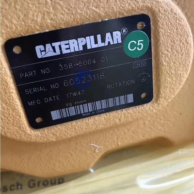 CAT307E Excavator Hydraulic Main Pump 358-5004 3585004 สภาพใหม่ใช้ Gear พั๊มพิสตัน อุตสาหกรรมค้าปลีก Caterpillar