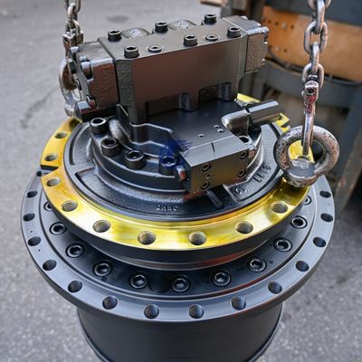 GM70 Final Drive 38Q8-41100 39Q8-40101 39Q8-40100 R290 R300 R340 มอเตอร์เดินทางสําหรับชิ้นส่วนเครื่องขุด Hyundai