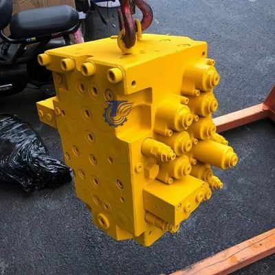 31N8-19110 วาล์วควบคุมไฮดรอลิกสำหรับชิ้นส่วนซ่อมรถขุด Hyundai R290LC7 R290LC7A R300LC7 R305LC7
