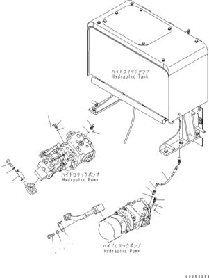 708-1L-00710 708-1L-01710 708-1L-04230 สําหรับเครื่องบรรทุก Komatsu Wa450-6 Wa470-6 Wa480-6 ปั๊มพิสตันหลักแบบไฮดรอลิก