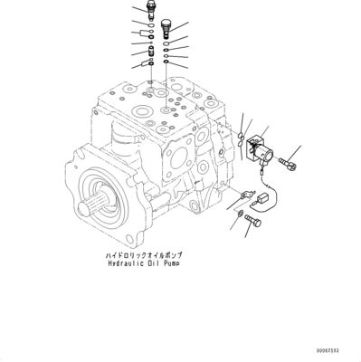 708-1g-00060 708-1g-01060 708-1g-04310 สำหรับ Komatsu Wa470-6 Wa480-6 ไฮดรอลิกลูกสูบหลักปั๊ม Loader ปั๊มเดิม