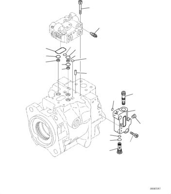 708-1W-00740 708-1W-00882 708-1W-00881 สําหรับ Komatsu WA380-6 WA430-6 ปั๊มบรรทุกล้อ ปั๊มน้ํามันไฮดรอลิก