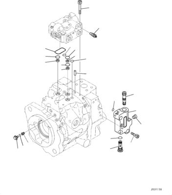 708-1U-00120 708-1U-00140 708-1U-00170 สําหรับ Komatsu WA380-6 WA430-6 ปั๊มไฮดรอลิก ปั๊มควบคุม