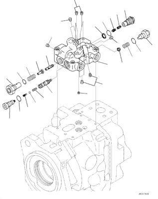 708-1W-00820 708-1W-00731 708-1W-00952 สําหรับ Komatsu WA500-6 ปั๊มไฮดรอลิก