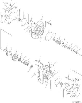 708-2L-00960 708-2L-00961 708-2L-05420 สำหรับ Komatsu WA700-3 ปั๊มไฮดรอลิก LOADER ปั๊มเดิมคุณภาพสูง