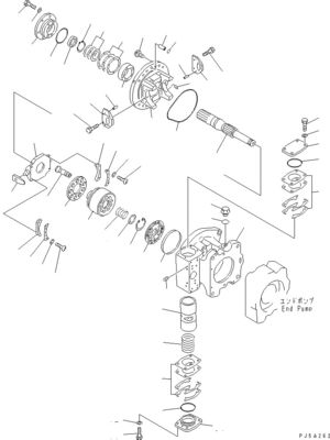 708-2L-00960 708-2L-00961 708-2L-05420 สำหรับ Komatsu WA700-3 ปั๊มไฮดรอลิก LOADER ปั๊มเดิมคุณภาพสูง