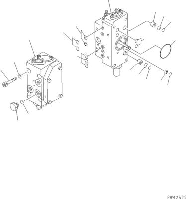 708-2L-00960 708-2L-00961 708-2L-05420 สำหรับ Komatsu WA700-3 ปั๊มไฮดรอลิก LOADER ปั๊มเดิมคุณภาพสูง