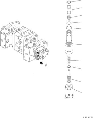708-2L-00960 708-2L-00961 708-2L-05420 สำหรับ Komatsu WA700-3 ปั๊มไฮดรอลิก LOADER ปั๊มเดิมคุณภาพสูง
