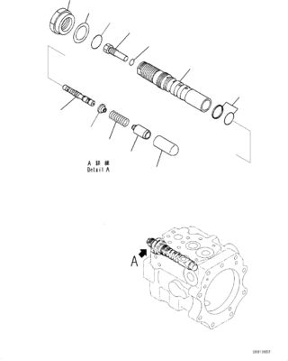 708-1W-90600 R7081W90600 708-1W-04222 708-1W-01632 สําหรับ Komatsu D475A-5EO ไฮดรอลิก