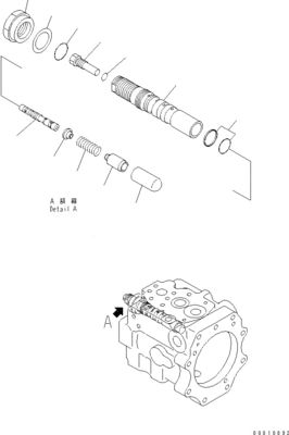 708-1W-00600 708-1S-00910 R7081S00910 R7081W00600 สําหรับ Komatsu D475A-5 บูลโดเซอร์ ปั๊มพัดลมไฮดรอลิก ปั๊มพิมพ์พิสตัน