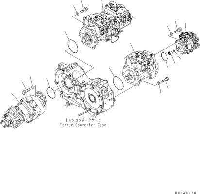 708-2G-00800 708-2G-00801 708-2G-01081 สําหรับ Komatsu Loader WA600-6 ปั๊มไฮดรอลิก ปั๊มพิสตัน ปั๊มหลัก คุณภาพสูง