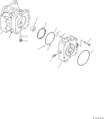 708-4L-00910 708-45-10204 708-4L-00911 สําหรับ Komatsu WA800-3 WA900-3 ปั๊มสวิทช์ไฮดรอลิก ปั๊มหลัก คุณภาพสูง