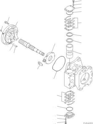 708-4L-00910 708-45-10204 708-4L-00911 สําหรับ Komatsu WA800-3 WA900-3 ปั๊มสวิทช์ไฮดรอลิก ปั๊มหลัก คุณภาพสูง