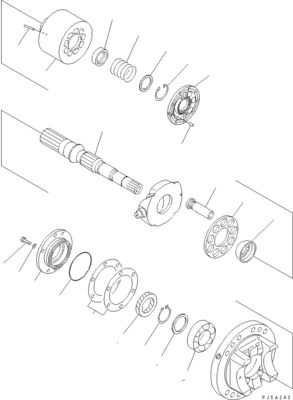 708-4L-00910 708-45-10204 708-4L-00911 สําหรับ Komatsu WA800-3 WA900-3 ปั๊มสวิทช์ไฮดรอลิก ปั๊มหลัก คุณภาพสูง