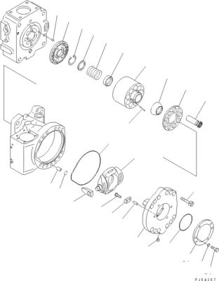 708-4L-00910 708-45-10204 708-4L-00911 สําหรับ Komatsu WA800-3 WA900-3 ปั๊มสวิทช์ไฮดรอลิก ปั๊มหลัก คุณภาพสูง