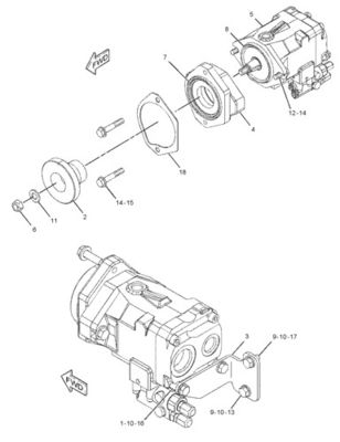 292-8767 10R7401 CA2928767 สําหรับ CAT LOADER 950H 962H IT62H ปั๊ม GP-PISTON ไฮดรอลิก ปั๊มหลัก