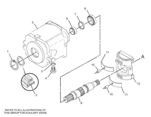 299-5790 20R3400 สําหรับ CAT Track D7R II D7R XR HPR135 ปั๊ม GP-PISTON IMPLEMENT STEERING ไฮดรอลิก ปั๊มหลัก