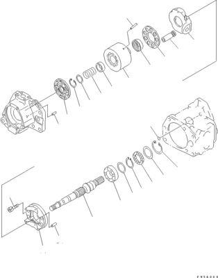 708-1L-00012 708-1L-00011 708-1L-01011 708-1L-04010 สำหรับ Komatsu Bulldozer D65EX-12 D65PX-12 ปั๊มไฮดรอลิก HSS ปั๊ม