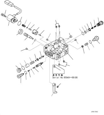 708-1W-00883 708-1W-00882 708-1W-00881 สำหรับ Komatsu WA430-6 ปั๊มไฮดรอลิกหลักปั๊ม LOADER ปั๊มหลังการขายเดิม