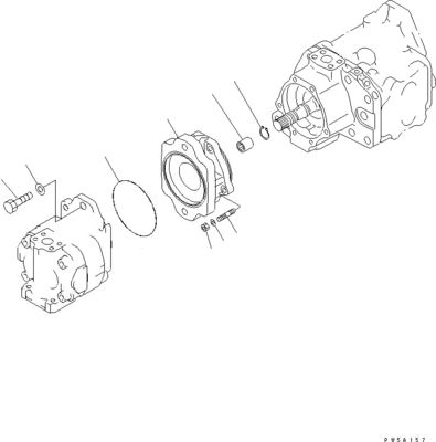 708-1L-00300 R7081L00300 708-1L-01310 708-1L-04010 สำหรับ Komatsu bulldozer D275AX-5 ไฮดรอลิกทำงานอุปกรณ์ปั๊มเดิม