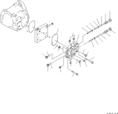 708-1L-00340 708-1L-01340 708-1L-04010 สำหรับ Komatsu bulldozer D275A-5D ไฮดรอลิกทำงานอุปกรณ์ปั๊มปั๊มหลักเดิม