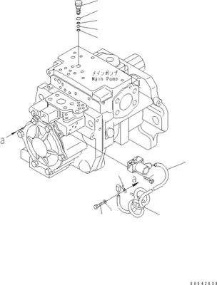 708-1H-00250 708-1H-00251 สําหรับ Komatsu บูลโดเซอร์ D155AX-6 D155AX-6A ปั๊มแกนไฮดรอลิก
