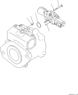 708-1H-00021 708-1H-01021 708-1H-04111 สําหรับ Komatsu บูลโดเซอร์ D275AX-5 ปั๊มแกนไฮดรอลิก
