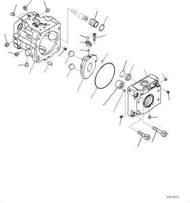 708-1T-00552 708-1T-01552 708-1T-04150 สําหรับ Komatsu บูลโดเซอร์ D39EX-22 D39PX-22 D31EX-22 แฮดรอลิก FUN พั๊ม