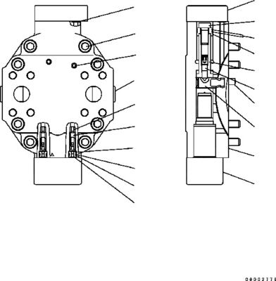 417-18-31201 417-18-31202 417-18-31203 สําหรับ Komatsu WHEEL LOADER WA200-5 WA200PT-5 มอเตอร์ไฮดรอลิก HST PUMP