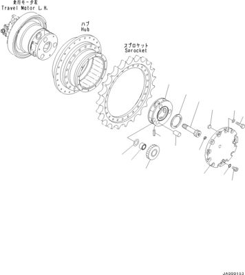 706-8F-01140 11Y-27-40401 สําหรับ Komatsu D37EX-23 D37PX-23 D39EX-23 บูลโดเซอร์