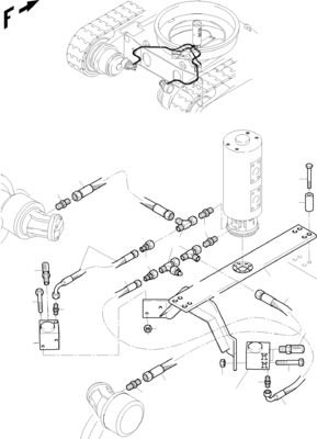 65489140 สําหรับ Komatsu Excavator PC3000-6 4000-6 7000-6 8000-6 ไฮดรอลิก TRAVEL MOTOR มอเตอร์ขับเคลื่อน