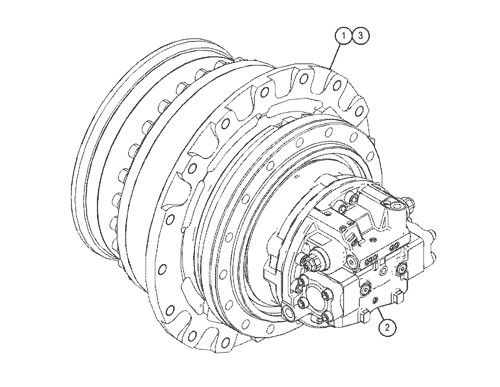 527-7077 511-6008 511-6009 สำหรับ CAT Excavator 318F 320GC 323GC 325F Travel Assembly Final Drive original Travel มอเตอร์