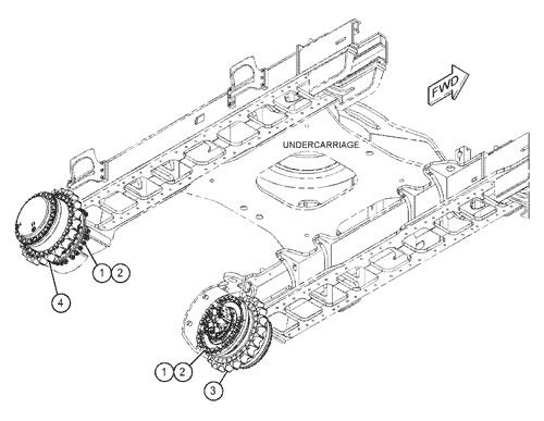 455-2770 155-9198 455-2772 455-2771 สำหรับแมว 390D 390F 385C Excavator Travel Assembly Final Drive original Travelมอเตอร์