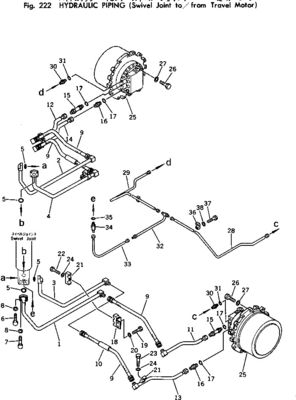 21K-60-00020 สำหรับ Komatsu PC150-1 Excavator Travel Assembly Final Drive Original Travel มอเตอร์หลังการขายคุณภาพสูง