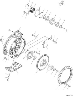17M-27-00360 17M-27-00510 17M-27-00271 สำหรับ Komatsu Bulldozer D275A-5D Travel ชุด Final Drive Travel มอเตอร์เดิม