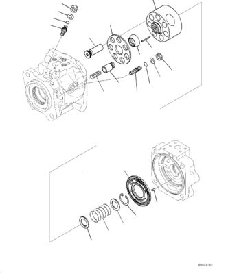 708-1U-00120 708-1U-00140 708-1U-00170 708-1L-04010 R7081U00120 R7081U00171 708-1U-01151 สําหรับ Komatsu WA380-6 WA430-6 เครื่องบรรทุกล้อ ปั๊มไฮดรอลิก ปั๊มควบคุม