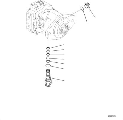 708-7F-00040 708-7F-11130 708-7L-04170 สําหรับ Komatsu D85PX-15R D85PX-15EO D85PX-15 D85EX-15EO บูลโดเซอร์ไฮดรอลิก HSS พั๊ม