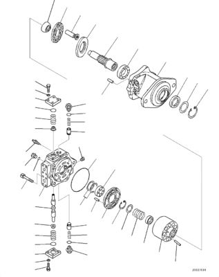 708-7F-00040 708-7F-11130 708-7L-04170 สําหรับ Komatsu D85PX-15R D85PX-15EO D85PX-15 D85EX-15EO บูลโดเซอร์ไฮดรอลิก HSS พั๊ม