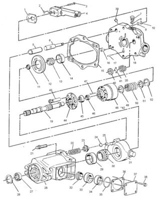 4T6895 CA4T6895 4T-6895 สำหรับแมว 416 428 BACKHOE LOADERไฮดรอลิกหลักปั๊มลูกสูบปั๊มปั๊มASSYปั๊มGP-PISTONหลังการขายคุณภาพสูงOriginal
