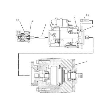 1609880 CA1609880 160-9880 สําหรับ CAT 966G 972G WHEEL LOADER ปั๊มไฮดรอลิก ปั๊มพิมพ์พิสตัน ปั๊มปั๊ม ASSY PUMP GP-PISTON ตลาดหลังการขาย คุณภาพสูง ของแท้