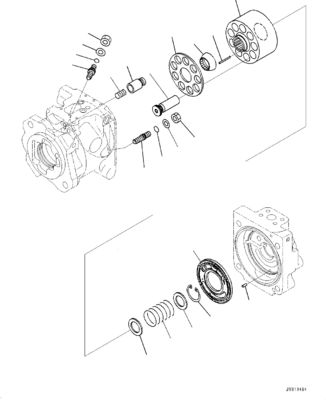 708-1U-00241 708-1U-00240 708-1U-01231 708-1U-01230 สำหรับKomatsu WA380Z-6 รถตักล้อไฮดรอลิกหลักปั๊มพวงมาลัยปั๊มลูกสูบปั๊มHSTปั๊มปั๊มASSYหลังการขายเดิม