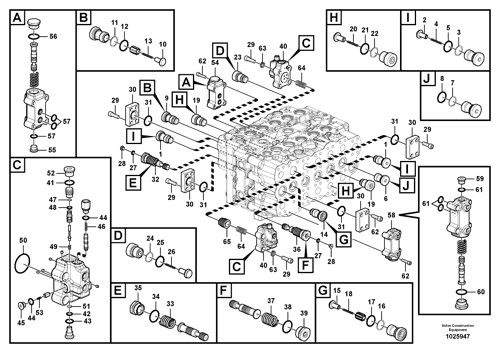 VOE14634178 VOE14634178 สําหรับ VOLVO EC480D EC480DHR เครื่องขุด กล่องควบคุมหลักไฮดรอลิก