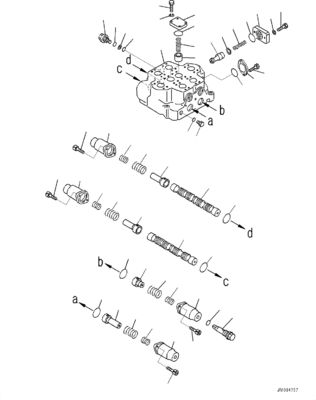 709-12-11809 7091211809 สําหรับ Komatsu WA800-3E0 WD900-3 WA900-3 DOZERS ล้อ ไฮดรอลิก แวลล์ควบคุมหลัก เครื่องจักรกลการก่อสร้าง อะไหล่
