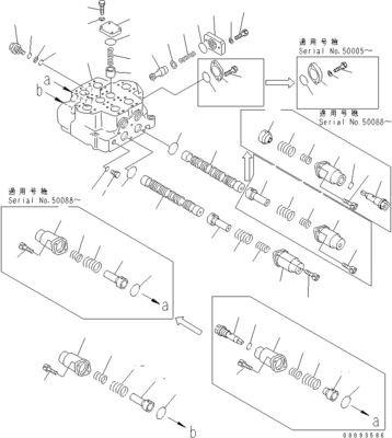 709-12-14700 709-12-12403 709-12-12402 สำหรับ Komatsu WA700-3 รถตักล้อยางไฮดรอลิกวาล์วควบคุมหลักชิ้นส่วนเครื่องจักรก่อสร้างหลังการขายคุณภาพสูง Original