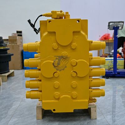 709-1A-11100 7091A11100 709-1A-11200 7091A11200 สำหรับ KOMATSU PC2000-8 Excavators ชิ้นส่วนวาล์วควบคุมหลักไฮดรอลิกหลังการขายต้นฉบับ