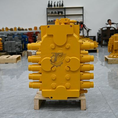709-1A-11100 7091A11100 709-1A-11200 7091A11200 สำหรับ KOMATSU PC2000-8 Excavators ชิ้นส่วนวาล์วควบคุมหลักไฮดรอลิกหลังการขายต้นฉบับ