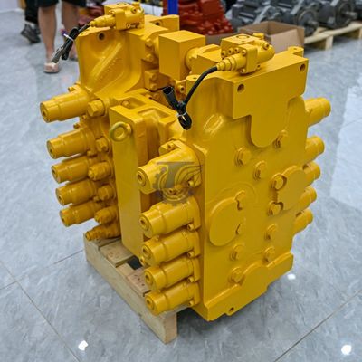 709-1A-11100 7091A11100 709-1A-11200 7091A11200 สำหรับ KOMATSU PC2000-8 Excavators ชิ้นส่วนวาล์วควบคุมหลักไฮดรอลิกหลังการขายต้นฉบับ