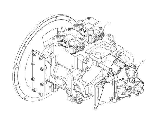 REBUILT อุปกรณ์ปั๊มไฮดรอลิกสําหรับ Caterpillar 349E 352F 349E L 349E L HVG 349E L VG 349F L ส่วนเครื่องขุด